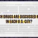 The Most Common Drug Discussed By Media in Each City